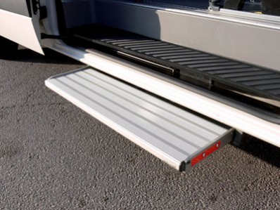 Escalón retráctil tipo cassete de aluminio Escalón retráctil tipo cassete de aluminio